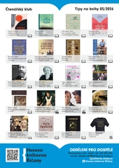 Tipy na knihy ze čtenářského klubu 03/2026 - současní autoři