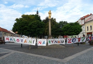 13. 9. 2017 - Malování na rynku