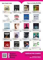 Tipy na knihy z teen book clubu 03/2026