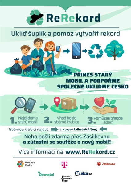 Ukliďme Česko – přines starý mobil