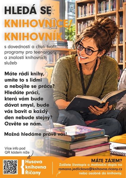 Hledá se knihovnice/knihovník