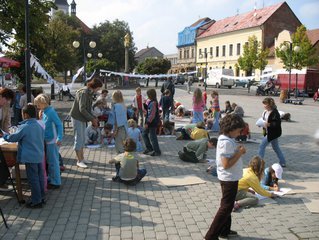 20. 9. 2006 -  Malování na rynku