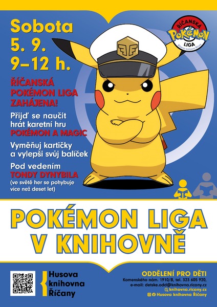 Pokémon liga v knihovně
