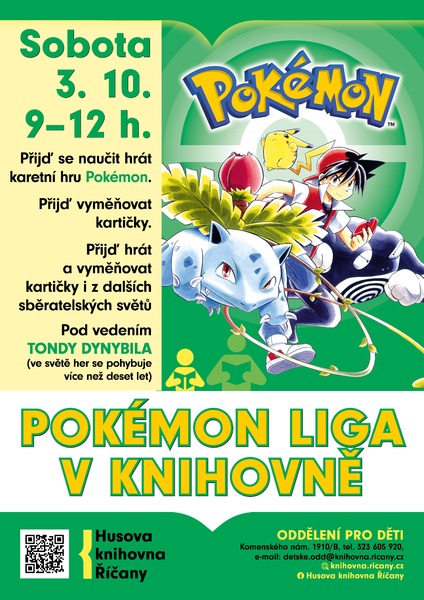 Pokémon liga v knihovně